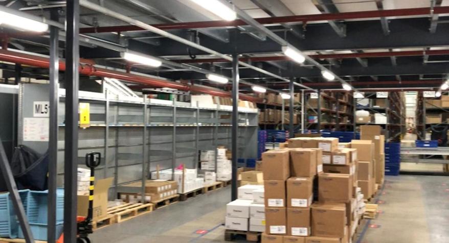 Mezzanine Lighting Installation in Loughborough