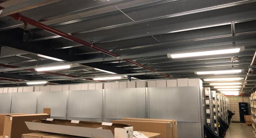 Mezzanine Lighting Installation in Loughborough